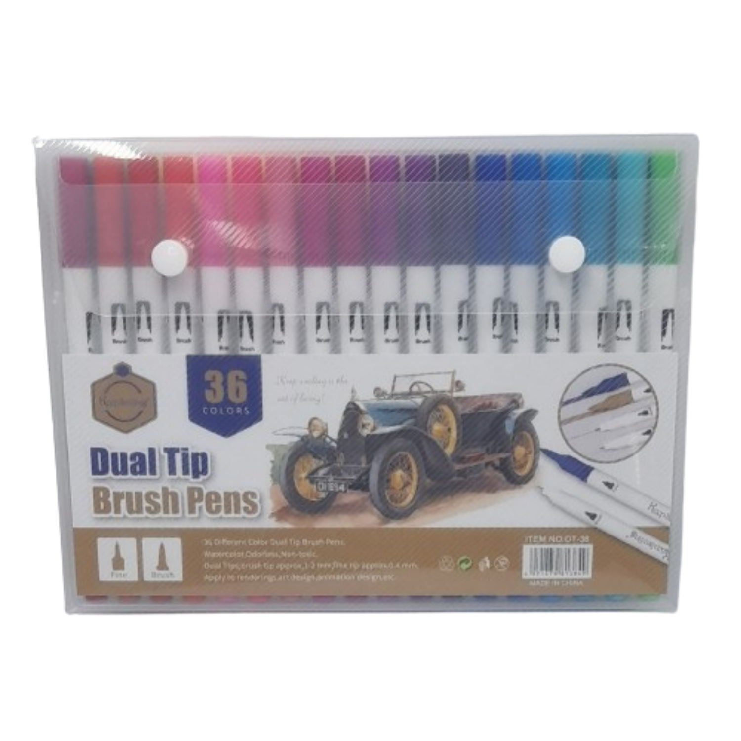 Picture of Keepsmiling Dual Tip 12, 24,36 pcs Brush Pen Art Marker