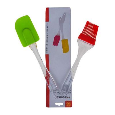 Picture of Silicone Oil And Spatula Pastry Brush-2 Pcs Set Of 1, (Size:19Cm X4cm)