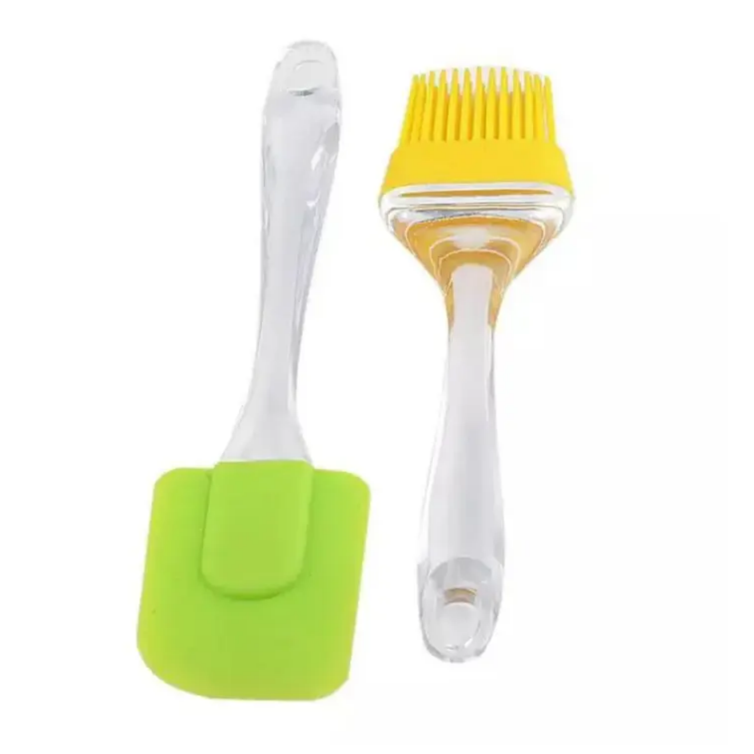 Picture of Silicone Oil And Spatula Pastry Brush-2 Pcs Set Of 1, (Size:19Cm X4cm)