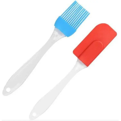 Picture of Silicone Oil And Spatula Pastry Brush-2 Pcs Set Of 1, (Size:19Cm X4cm)