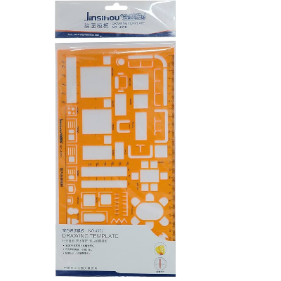 Picture of Jinsihou 4370 Drawing Template Ruler