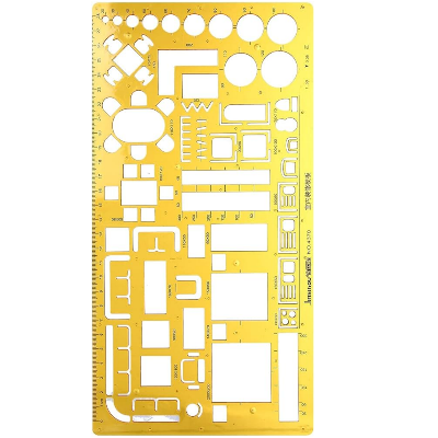 Picture of Jinsihou 4370 Drawing Template Ruler
