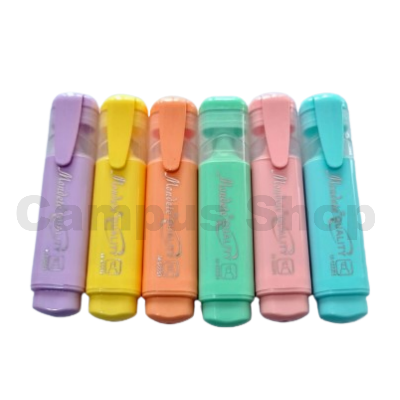 Picture of Mondate Pastel Colour Hilighter Marker 6 pcs Set