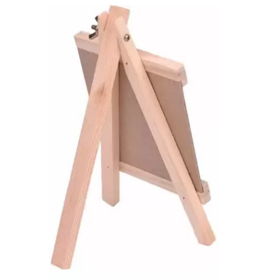 Picture of Mini Display Easel With Black Board(11.5/6.5Inche) free Doms Colored chalk
