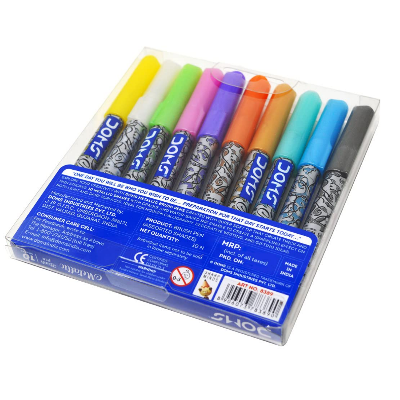 Picture of Doms Metallist Series Metallic Brush Pen (10 Assorted Shades)