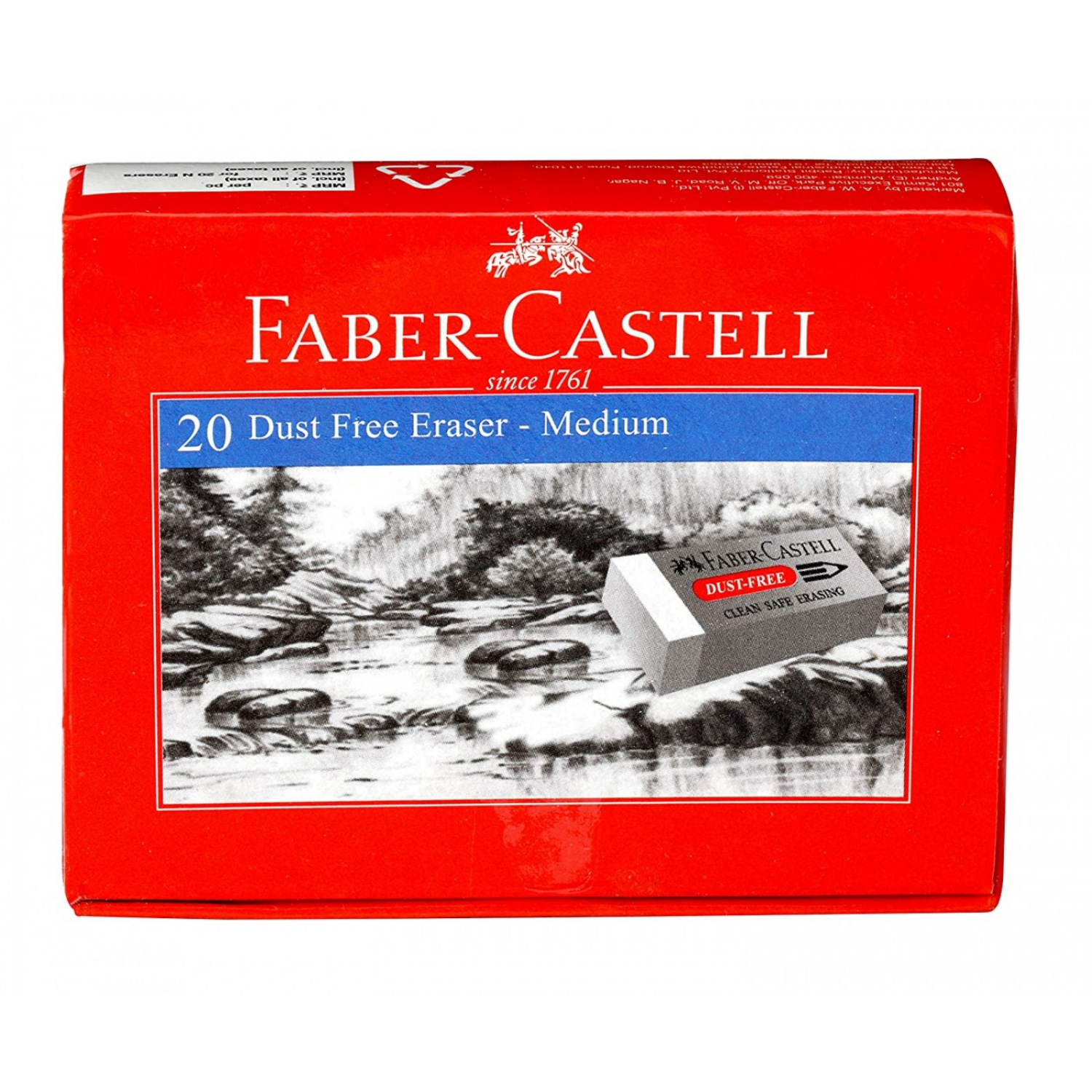 Picture of Dust Free Eraser Pack of 5,10,20pcs set