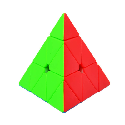 Picture of D ETERNAL Moyu Pyramid Cube 3X3 High Speed Stickerless Triangle Pyraminx Puzzle Cube For 14 Years And Up, Teen