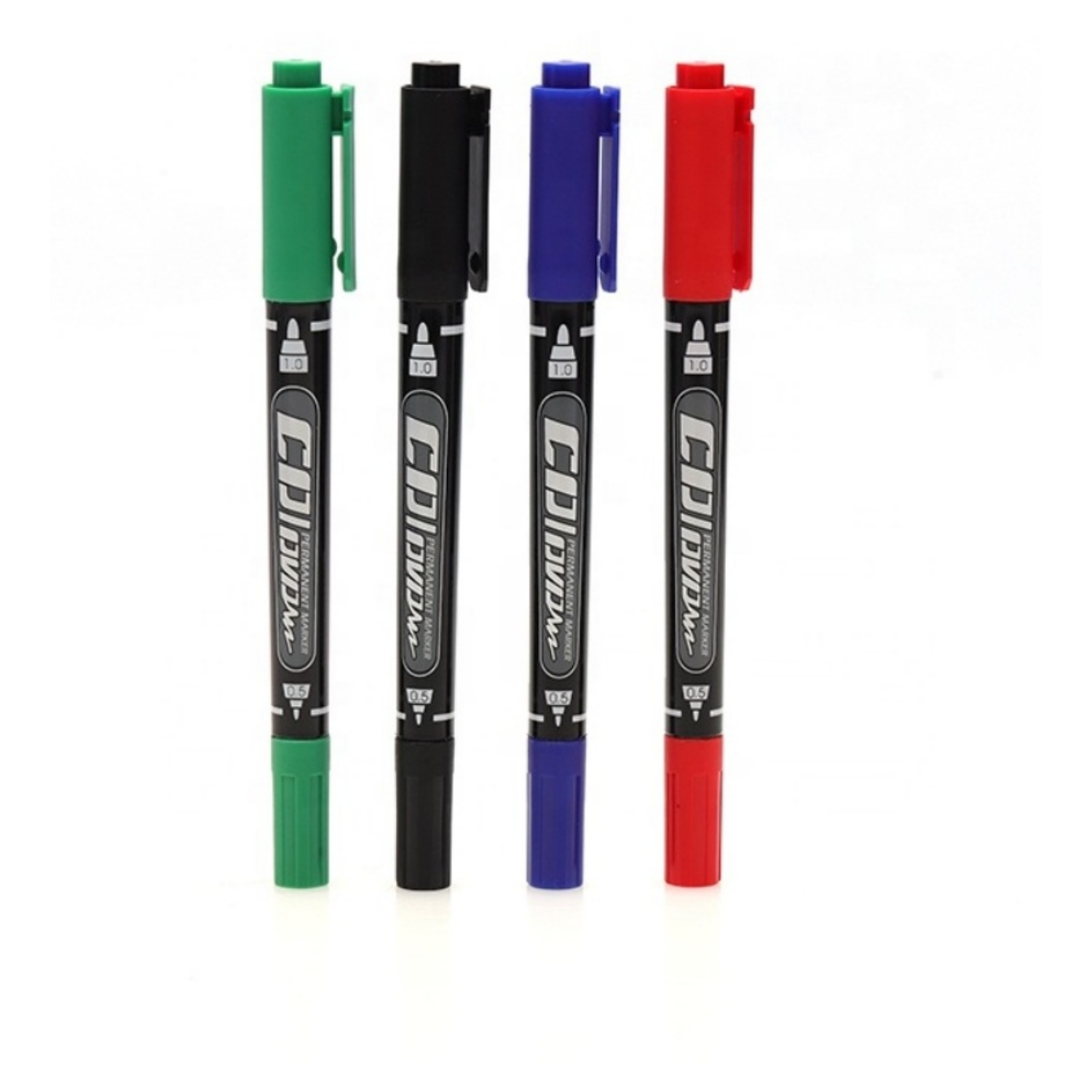 Picture of Permanent Marker GXIN G-107A Double Head CD/DVD Red Color Ink Pen Marker Water Proof Unfadeable Marker,1pc and 4pcs set