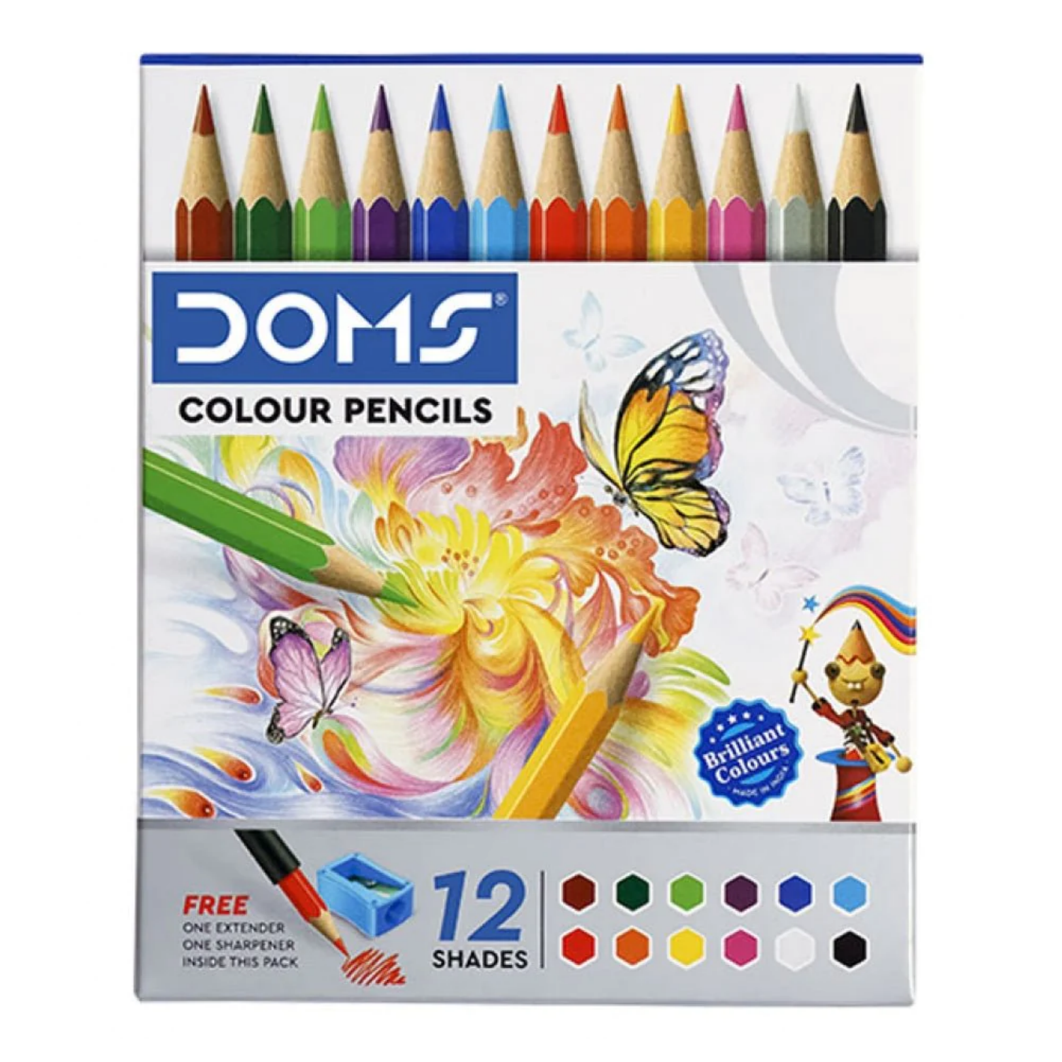 Picture of Combo package,Doms mini 12 colors pencil and A5 sketch Book  for Drawing and painting