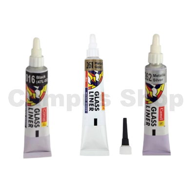 Picture of Camel Glass liner Black,Gold and Silver Colour for out liner