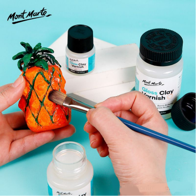 Picture of Mont Marte Gloss Clay Varnish 20ml and 60ml