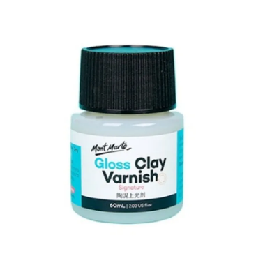 Picture of Mont Marte Gloss Clay Varnish 20ml and 60ml