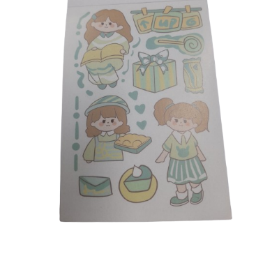 Picture of Kawaii Cute Sticky Journal Sticker Book 20 Sheet