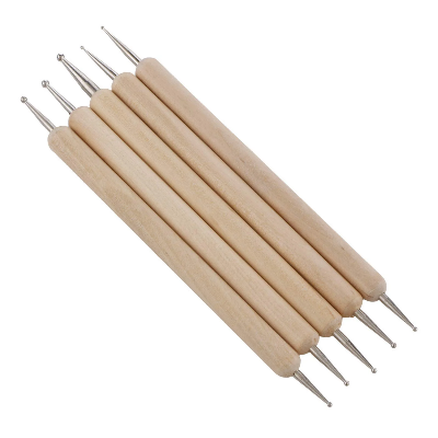 Picture of Dotting Tool for Mandala Art Painting Set & Nail Art Design - 5 Pieces, WOOD