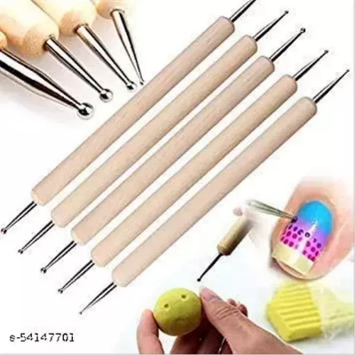 Picture of Dotting Tool for Mandala Art Painting Set & Nail Art Design - 5 Pieces, WOOD