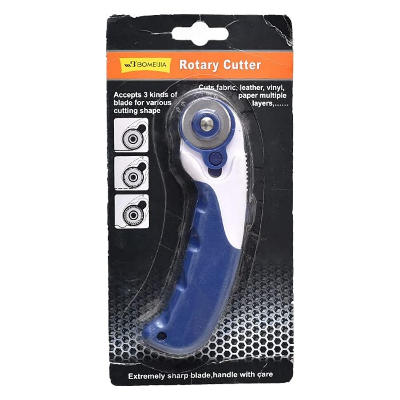 Picture of Bomeijia BMJ765-1 Rotary Cutter With Plastic Needle With 3 Defferent Kinds Of Blades - Blue White