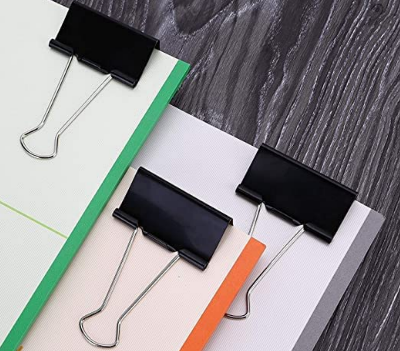 Picture of Binder Clip, PaperClip Black 1 box