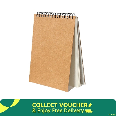 Picture of Sketch Book Pad, Drawing Paper 4''/5.5'' Spiral Bound (100gsm), Pack of 1, Durable Acid Free Sketchbook for Painting