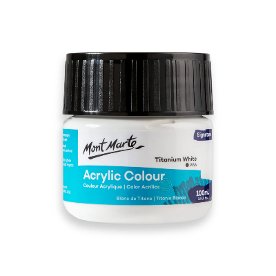Picture of Acrylic Colour Paint Signature 100ml (3.4 US fl.oz) Tub - Titanium White