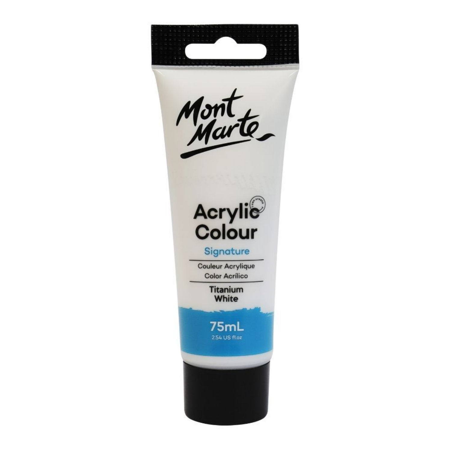 Picture of Mont Marte ACRYLIC COLOR PAINT 75ML- TITANIUM WHITE