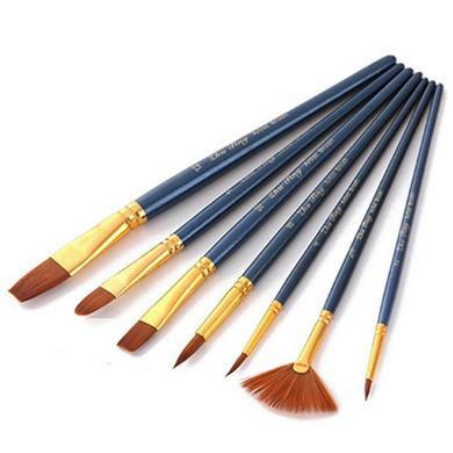 Picture of Acrylic Colors 10ml, 6 Shades/Colour Painting 7pcs Brush Set/Artist Color Mixing Square Palette 1pcs