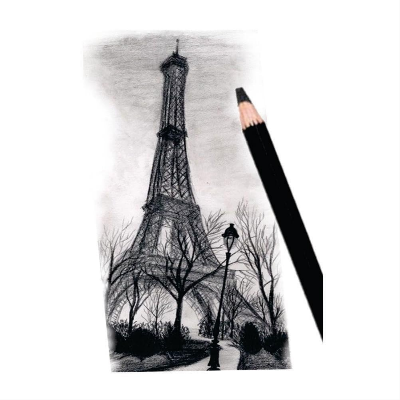 Picture of Artline Charcoal Pencils Pack of 3 (Hard, Medium and Soft)