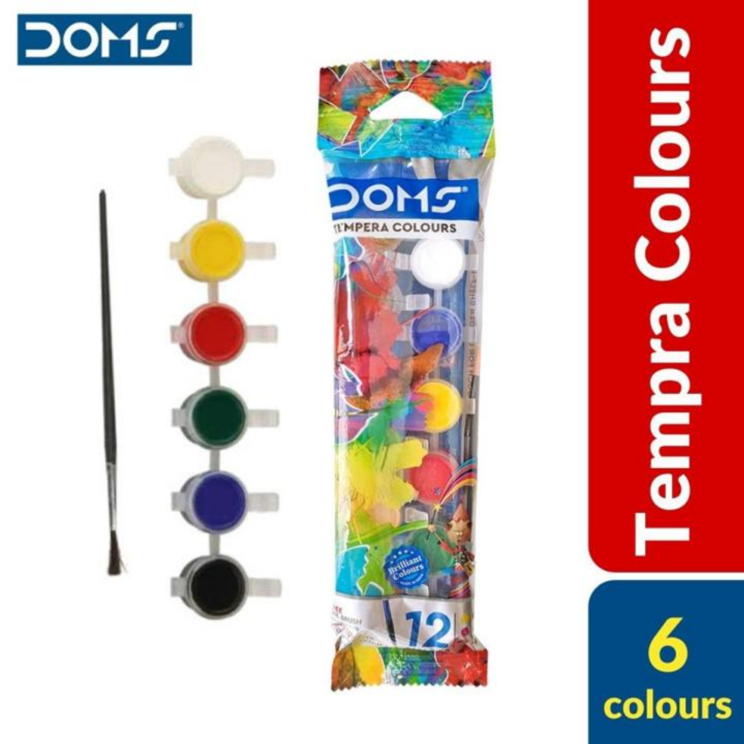 Picture of DOMS Tempera Colour 6 Shades