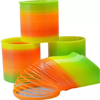 Picture of Magic Colorful Spring Bouncy Slinky Fidget Toy 3pcs set