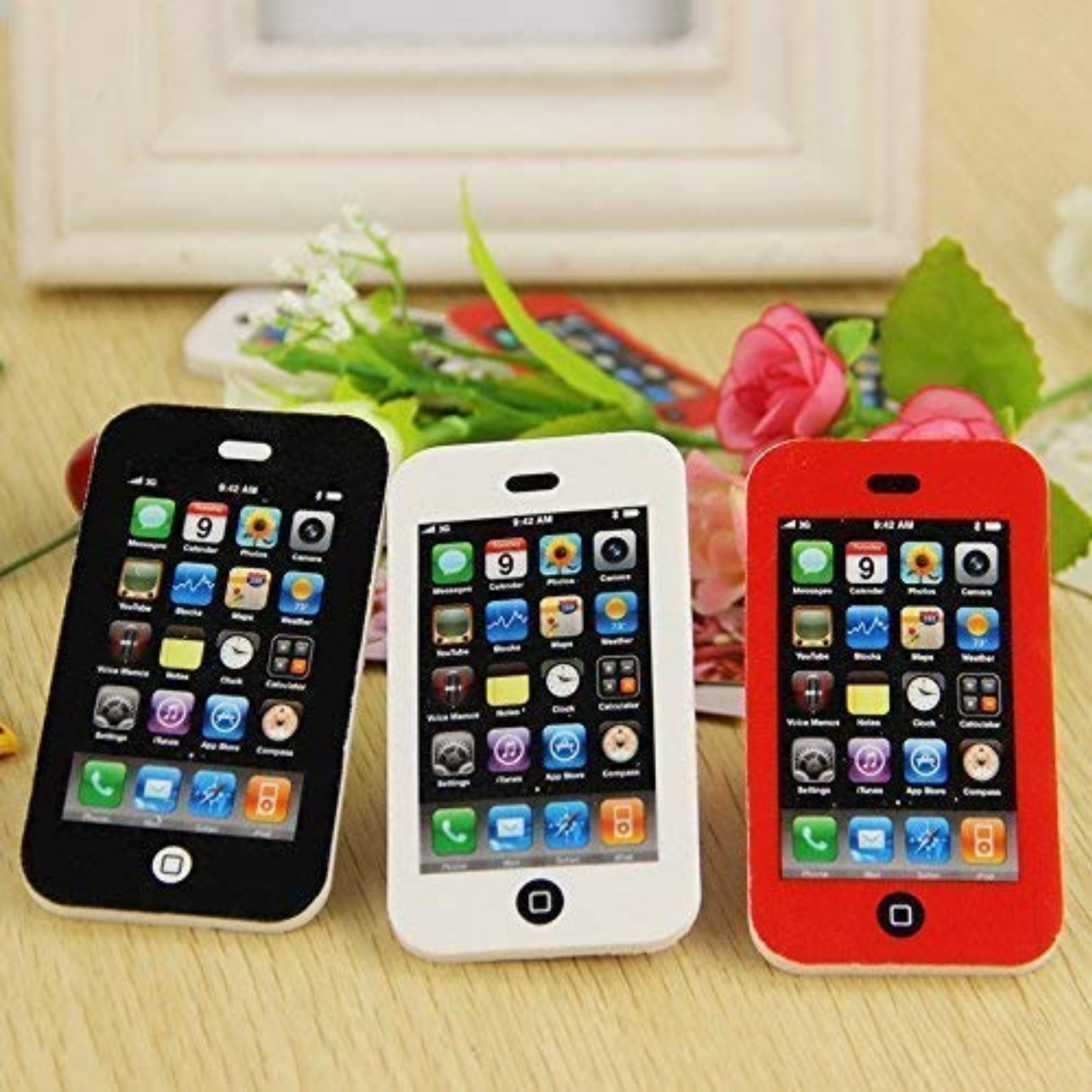 Picture of Aairaa Mobile Eraser for Kids for School Use Eraser for Girls and Boys