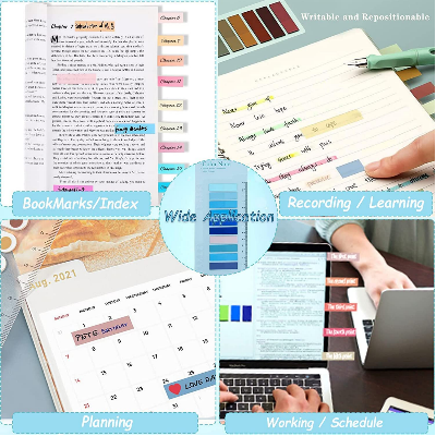 Picture of Morandi European 200 Tabs and Transparent Sticky Notes