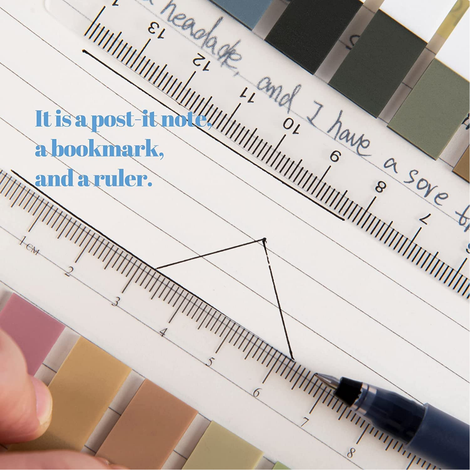 Picture of Morandi European 200 Tabs and Transparent Sticky Notes