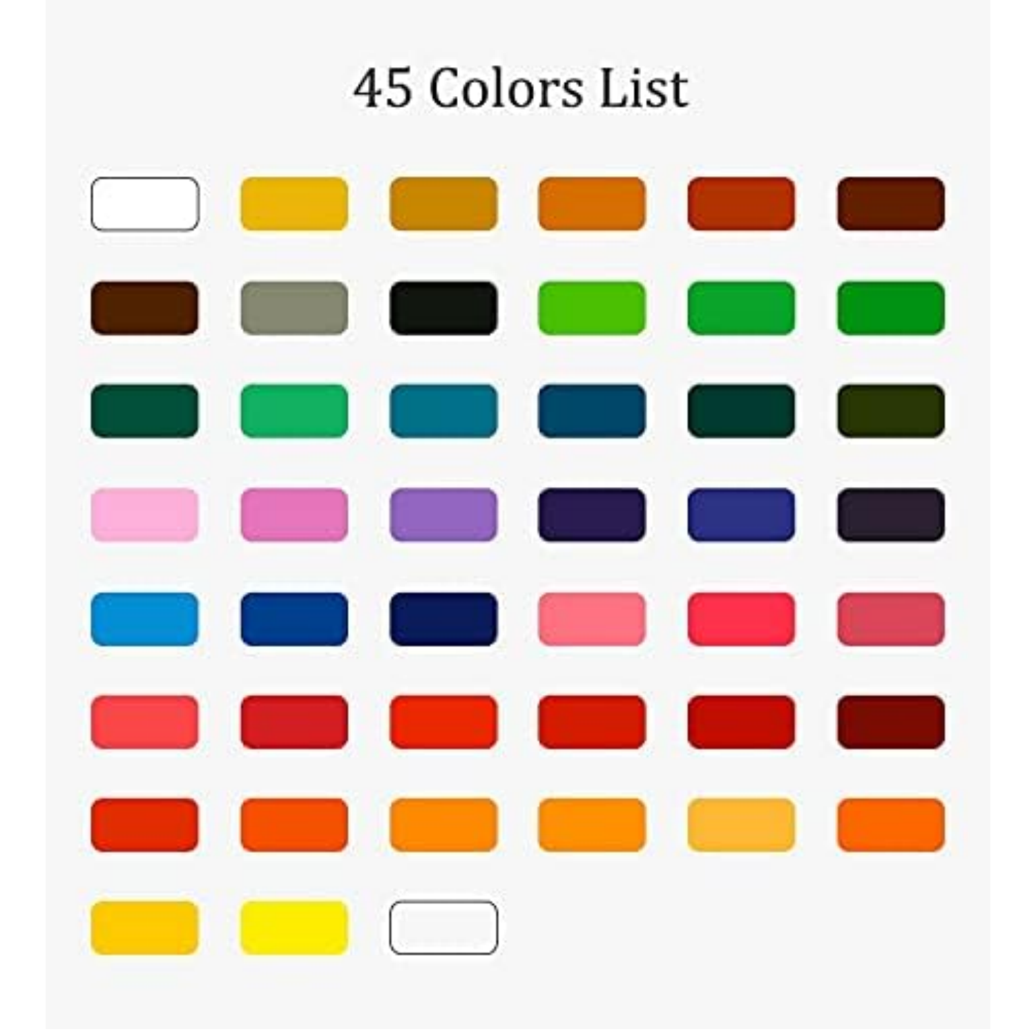 Picture of Watercolor Paint Set, 45 Colors Solid Pigment,  Vivid Colors, Easy to Blend, Light Weight, Perfect Travel Watercolor Set for Artists