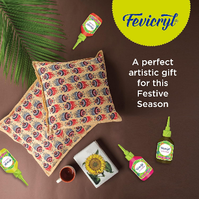 Picture of Fevicryl 3D Outliners Regular Kit 20ml x 5 | Fabric and Multi-Surface 3D Outliners Assorted Pack, Multi Colour