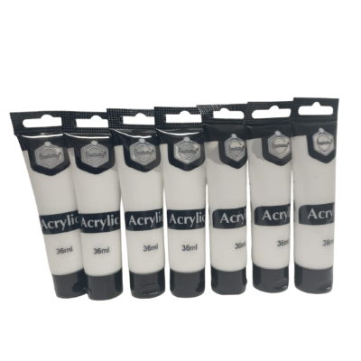 Picture of KeepSmiling Acrylic Paint Color, 36 ML White
