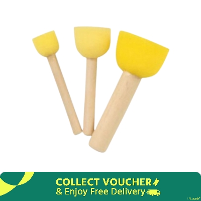 Picture of Yellow Keep Smiling Foam Brush (3 Pcs)
