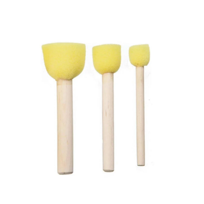 Picture of Yellow Keep Smiling Foam Brush (3 Pcs)