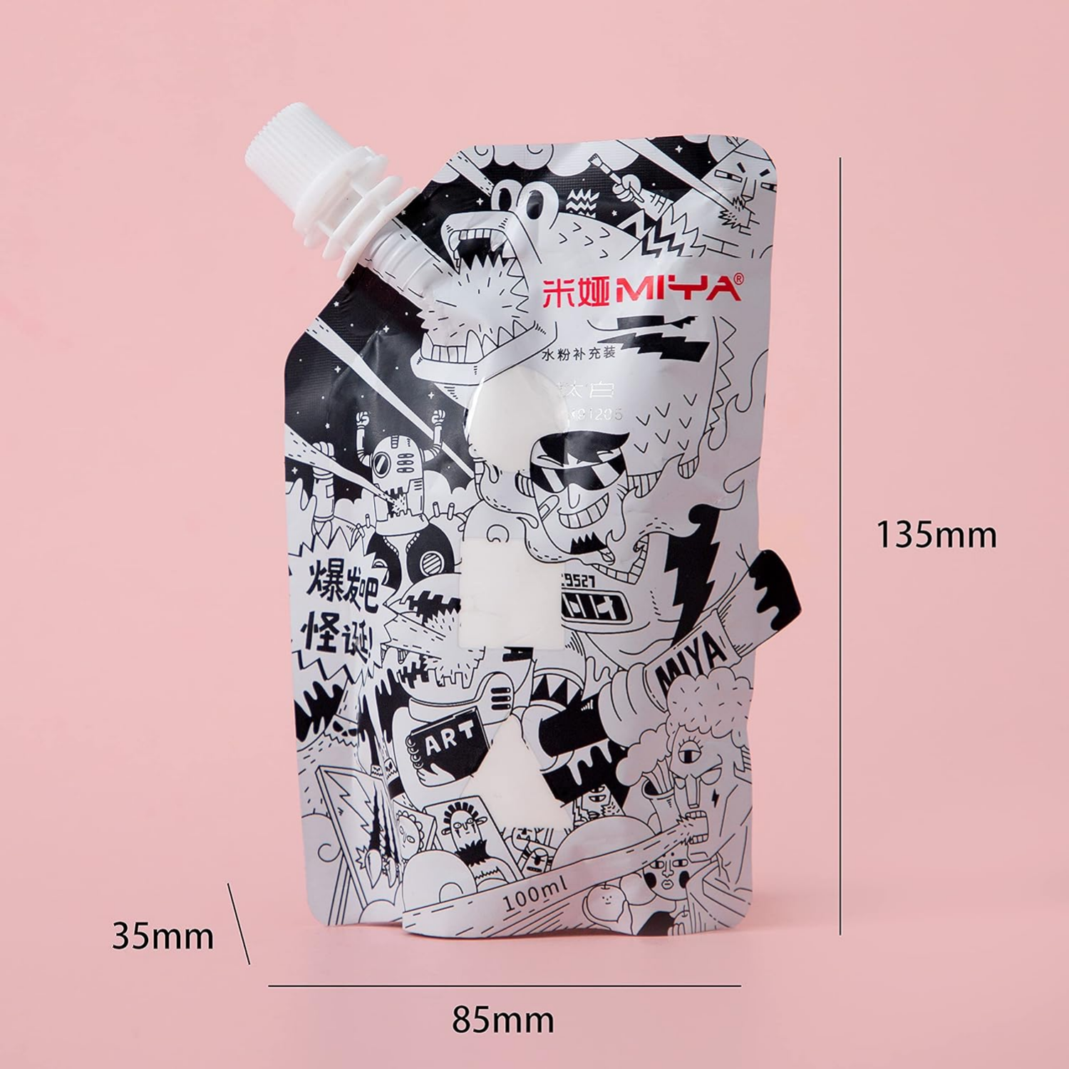 Picture of HIMI Gouache Refill 100 ml White