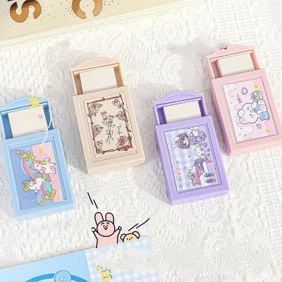 Picture of Fun Magic Box Pencil Eraser Cute Drawer Modle Rubber Eraser for Kids, Girls School Student Prize Party Present, Magic Box Shaped Erasers