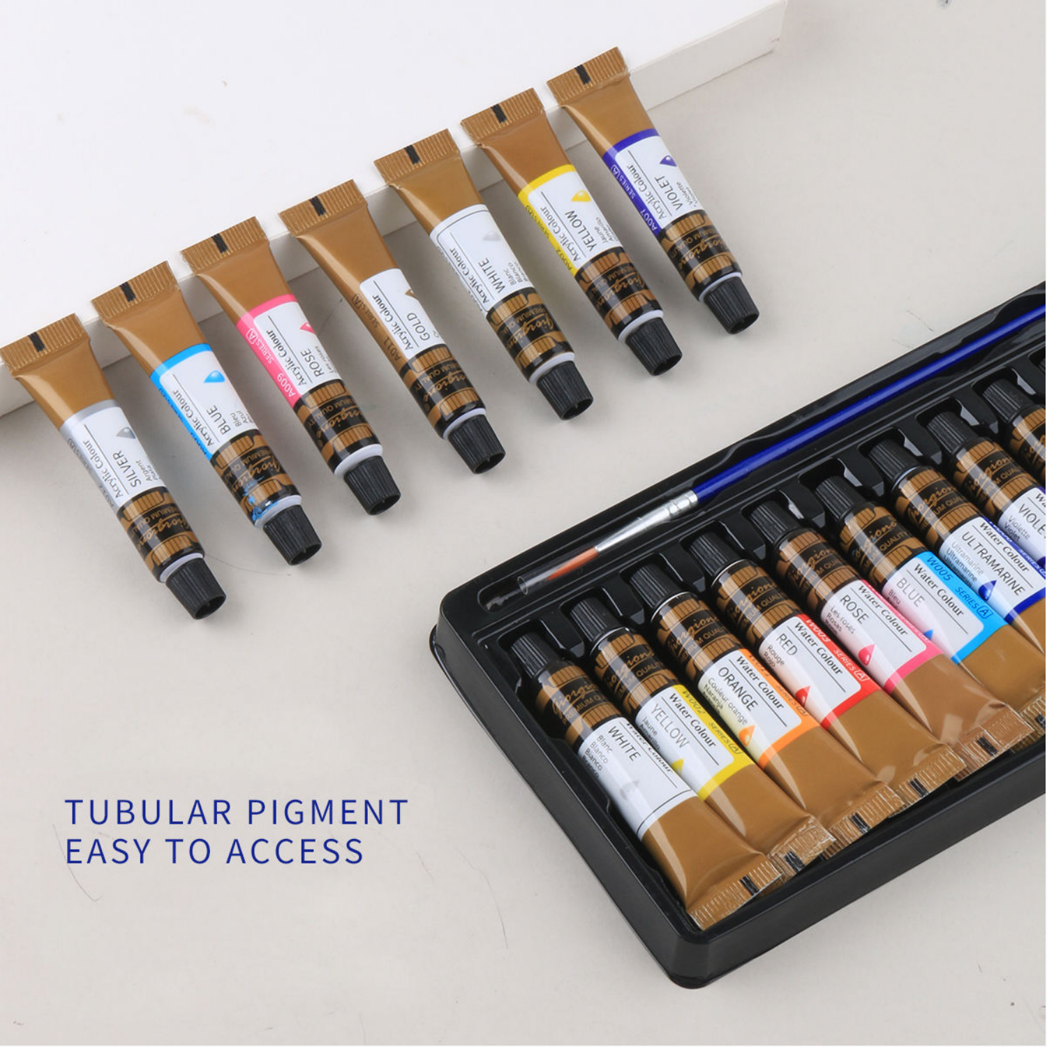 Picture of Giorgione 12pcs 7ml Watercolor  Paint Set for Art Student Painting