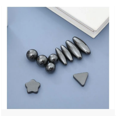 Picture of 10 Pcs Polished Black Magnetic Balls Toy Game