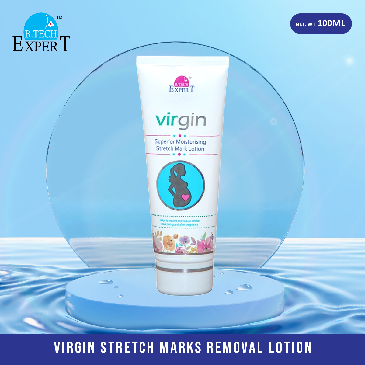 Picture of VIRGIN Mother Skin Care Lotion 100ml / Virgin Stretch Marks Removal Lotion