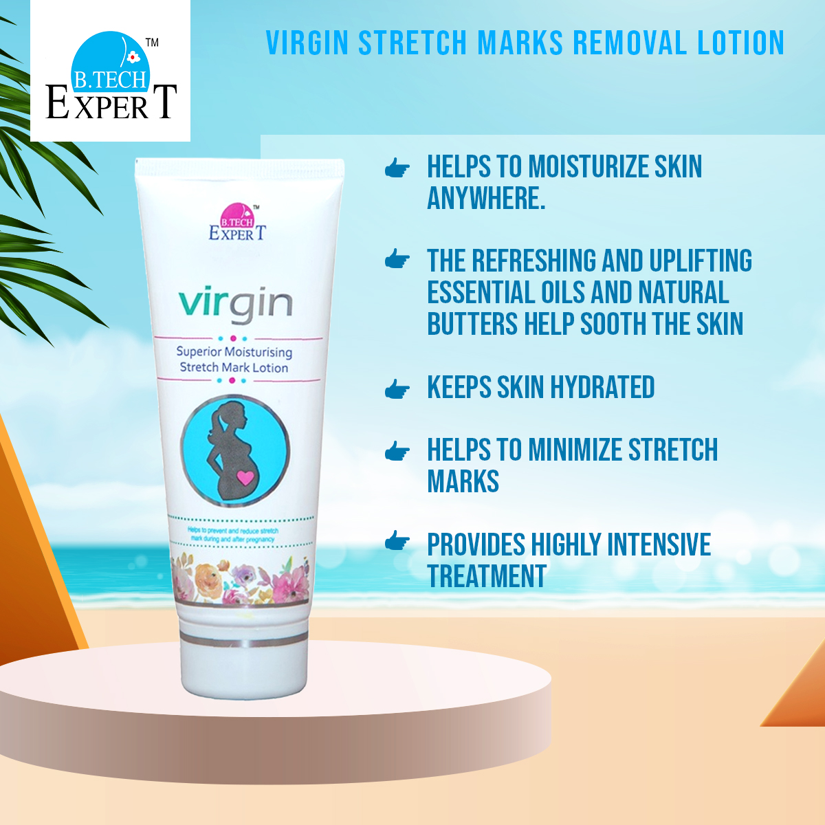 Picture of VIRGIN Mother Skin Care Lotion 100ml / Virgin Stretch Marks Removal Lotion