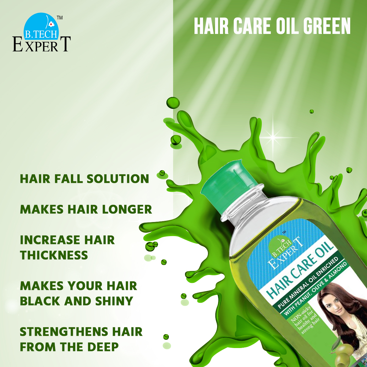 Picture of HAIR CARE OIL (GREEN) - 200ml