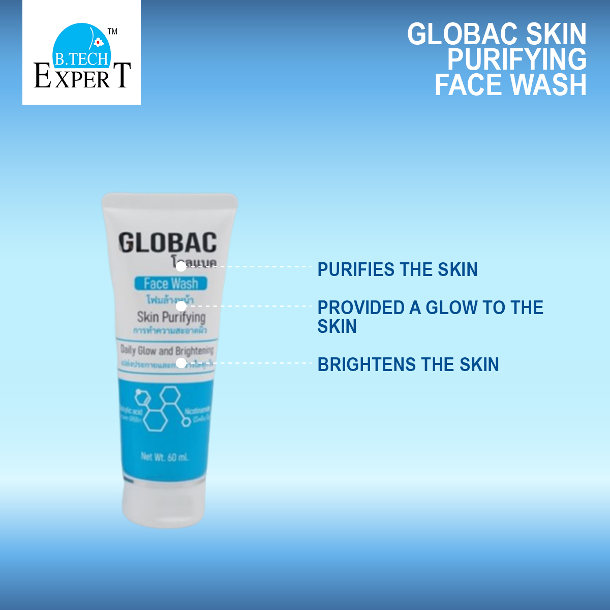 Picture of Globac Skin Purifying Face Wash (Thailand)