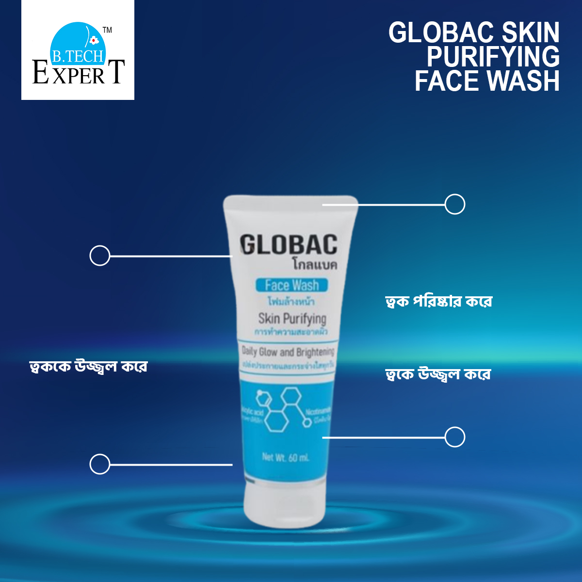 Picture of Globac Skin Purifying Face Wash (Thailand)