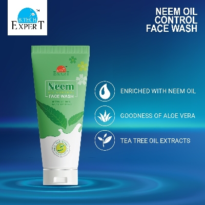 Picture of Neem Oil Control Face Wash 100ml / Neem, Aloevera & Tea Tree Oil Extract