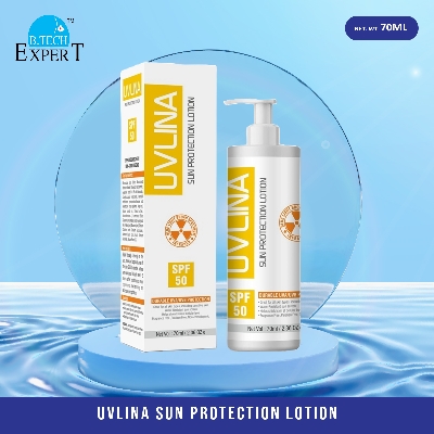 Picture of UVLINA Sun Protection Lotion 70ml (India) UVLINA  Sunscreen