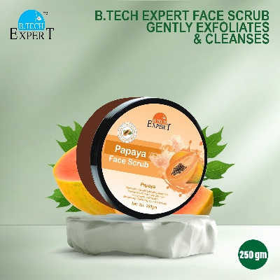 Picture of B.Tech ExperT Face Scrub, Gently Exfoliates & Cleanses, For All Skin Types, Fairer Facial Scrub for a Youthful, Brighter and Beautiful Skin | With Moisturizing Effects