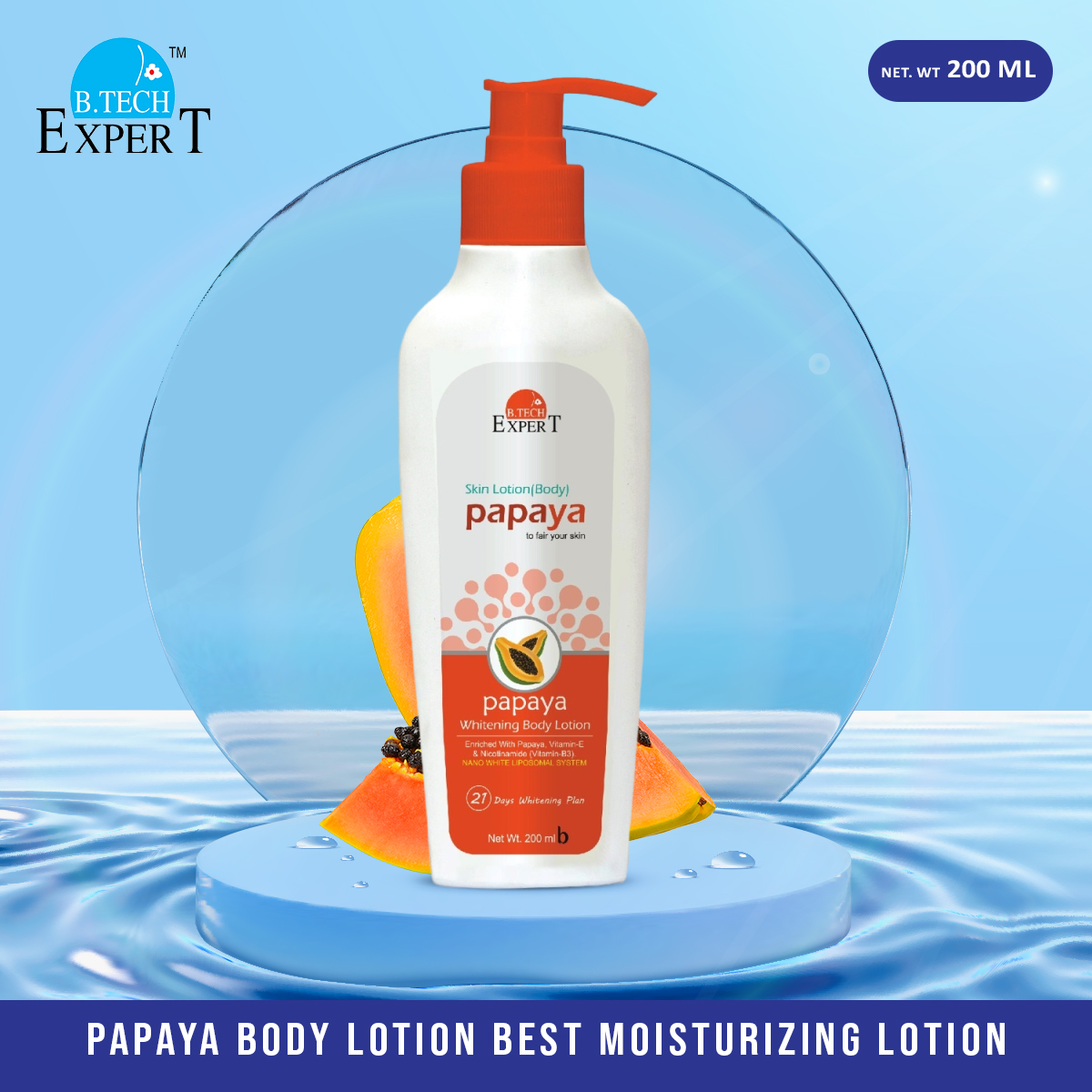 Picture of PAPAYA Body Lotion 200ml / Best Moisturizing Lotion