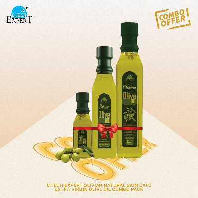 Picture of B.Tech ExperT Olivian Natural Skin Care Extra Virgin Olive Oil Combo Pack (Product of Spain)